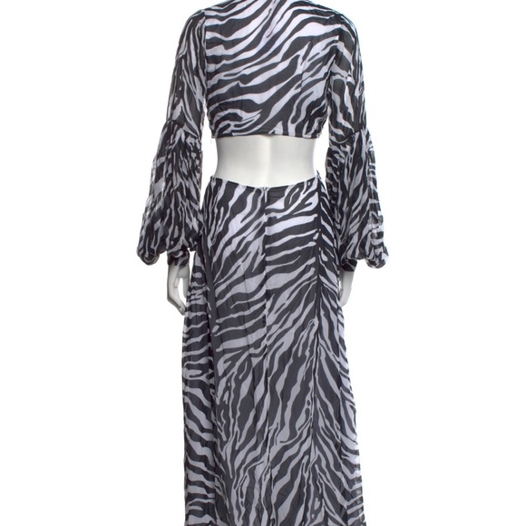 Alexandra Miro Saphira Zebra Cutout Dress - Picture 4 of 8